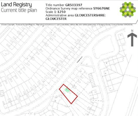 Title plan. Land Registry