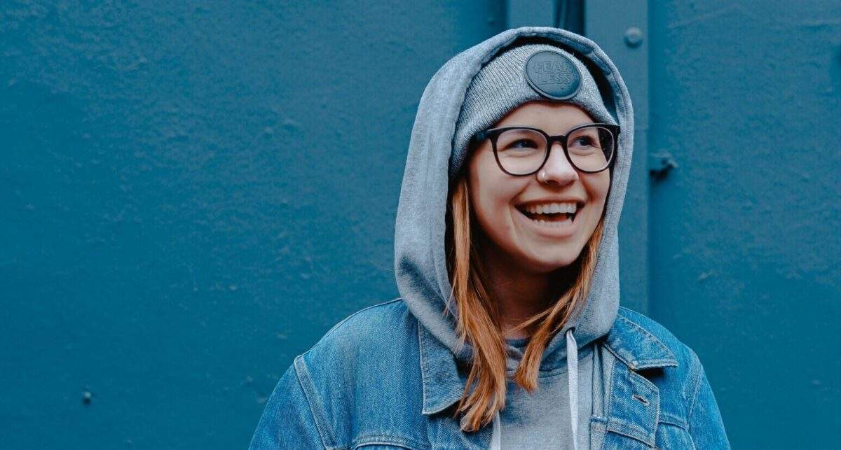 young person smiling