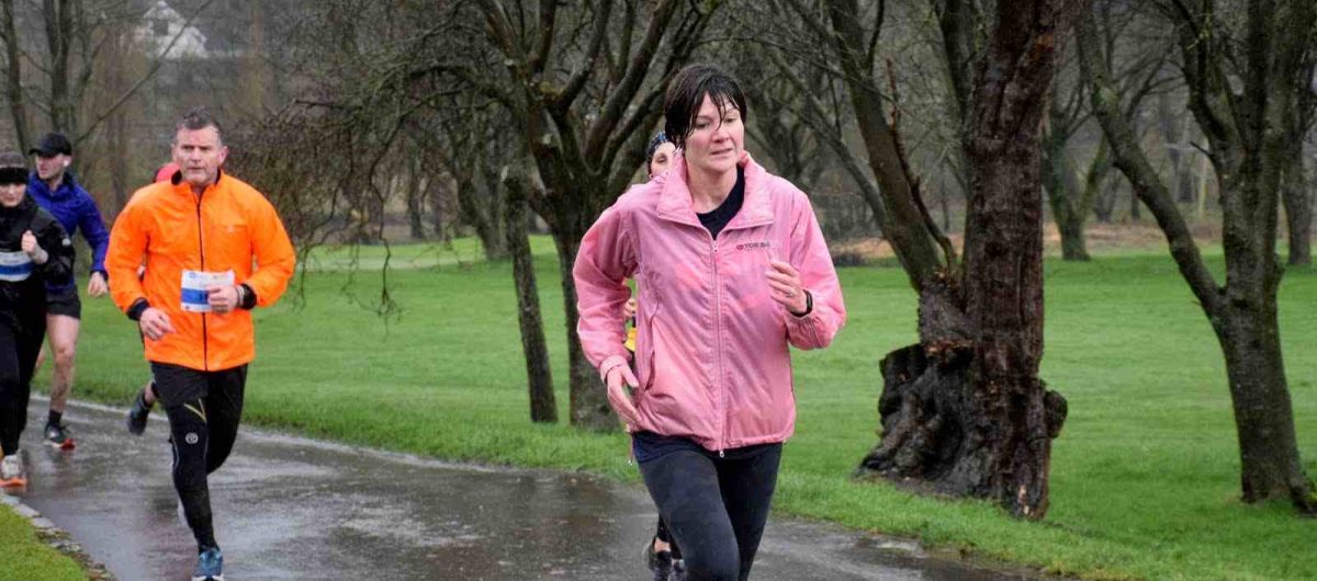 Jenny running to get ready for the Marathon