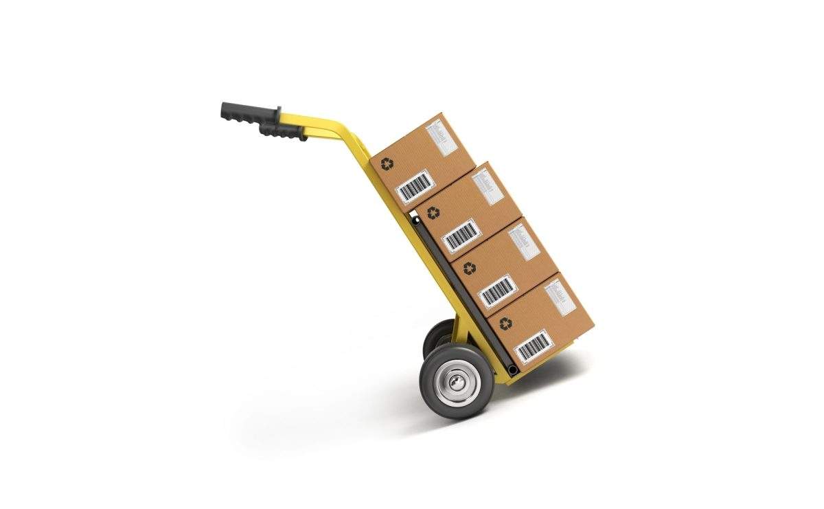 Delivery of goods, trolley